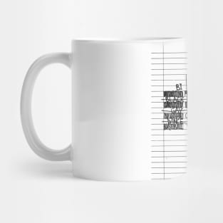 Bipolar Doodle Black Mug